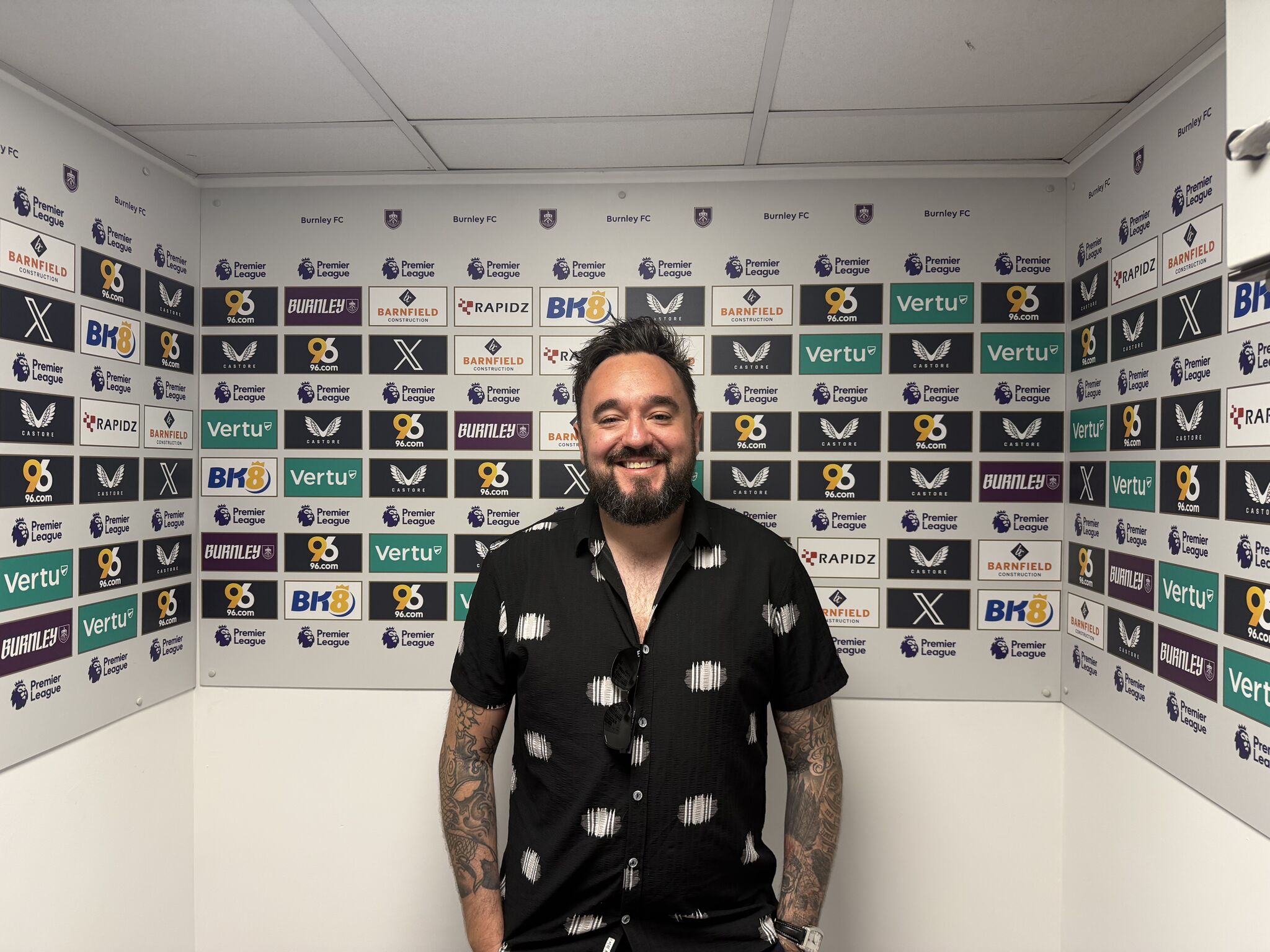 Dan at Burnley FC